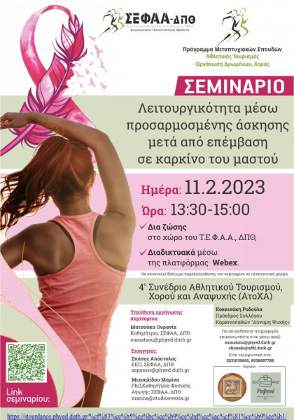 Λειτουργικότητα μέσω προσαρμοσμένης άσκησης μετά από επέμβαση σε καρκίνο του μαστού 